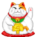 Fat Luckycat — cartoon emoji for Slack & Discord