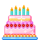 Birthday Cake — cartoon emoji for Slack & Discord