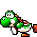 Yoshi Run 2 — yoshi emoji for Slack & Discord