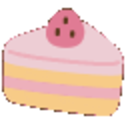 Pink Cake — cake emoji for Slack & Discord