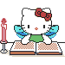 Hellokitty Read — cartoon emoji for Slack & Discord
