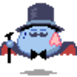 Bluekao Gentleman — cartoon emoji for Slack & Discord (Discord)