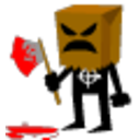 Axe Murderer — cartoon emoji for Slack & Discord