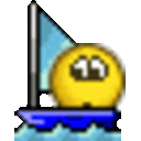 Sailing — cartoon emoji for Slack & Discord
