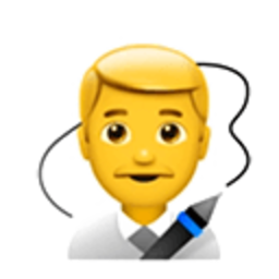 Designer Boy — cartoon emoji for Slack & Discord (Discord)