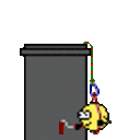 Painting Building — cartoon emoji for Slack & Discord