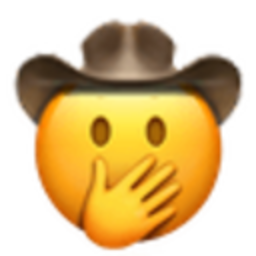 Gasping Cowboy — cartoon emoji for Slack & Discord (Discord)