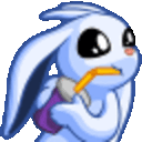 Bunny Sip — cartoon emoji for Slack & Discord