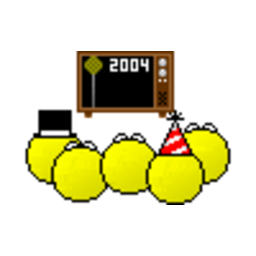2004 Newyear — yellow emoji for Slack & Discord (Discord)