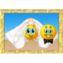 Wedding Portrait — cartoon emoji for Slack & Discord