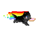 Nyancat Kawaii — cat emoji for Slack & Discord