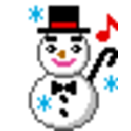 Snowman 3 — cartoon emoji for Slack & Discord (Discord)