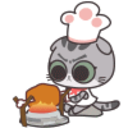Cat Cook — cartoon emoji for Slack & Discord
