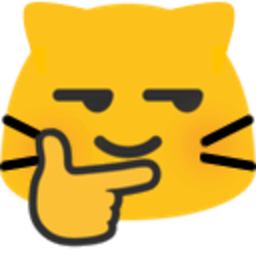 Meow Thinkingsmirk2 — cartoon emoji for Slack & Discord (Discord)
