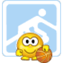 Basketball 2 — cartoon emoji for Slack & Discord