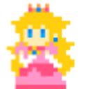 Princess Peach 5 — princess emoji for Slack & Discord