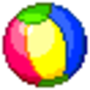 Beachball 2 — cartoon emoji for Slack & Discord