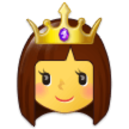Princess — cartoon emoji for Slack & Discord (Discord)
