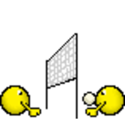 Volleyball 3 — cartoon emoji for Slack & Discord (Discord)