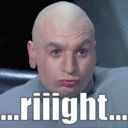 Dr Evil Right 2 — reaction emoji for Slack & Discord