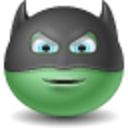 Batman Green — cartoon emoji for Slack & Discord