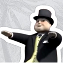 Squattingfatcontroller — cartoon emoji for Slack & Discord