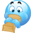 Vomit In Paper Bag — cartoon emoji for Slack & Discord