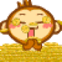Money Bath — cartoon emoji for Slack & Discord