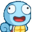 Squirtle Eyeroll — cartoon emoji for Slack & Discord (Slack)