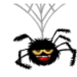 Hairy Spider — cartoon emoji for Slack & Discord (Discord)