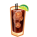 Cuba Libre — drink emoji for Slack & Discord