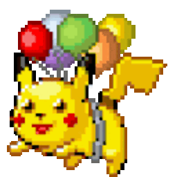 Pikachu Balloons — pokemon emoji for Slack & Discord (Discord)