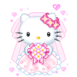 Hellokitty Bride — cute emoji for Slack & Discord (Discord)