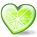 Lime Heart — lime emoji for Slack & Discord