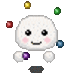 Riceball Juggle — cartoon emoji for Slack & Discord (Discord)