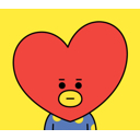 Bt21tata — heart emoji for Slack & Discord