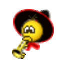 Trumpet — cartoon emoji for Slack & Discord