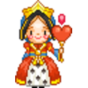 Queen Of Hearts 2 — queen emoji for Slack & Discord