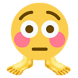 Flushed Feet — emoji emoji for Slack & Discord (Discord)