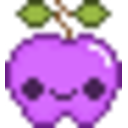 Purple Apple — cute emoji for Slack & Discord