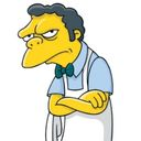 Simpsons Moe — cartoon emoji for Slack & Discord