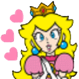 Princesspeach Love — cartoon emoji for Slack & Discord (Discord)