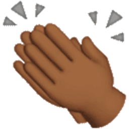 Clapping Inclusive — hand-gesture emoji for Slack & Discord (Discord)