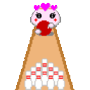 Pinkkao Bowling — cartoon emoji for Slack & Discord