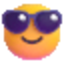 Smiling Face With Sunglasses — smile emoji for Slack & Discord