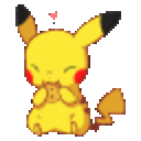 Pikachu Cookie — cartoon emoji for Slack & Discord