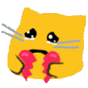Meow Broken Heart — cat emoji for Slack & Discord