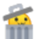 Blob Trash — cartoon emoji for Slack & Discord