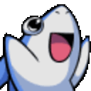 Shark Yay — cartoon emoji for Slack & Discord