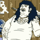 Carl Headbanging — cartoon emoji for Slack & Discord